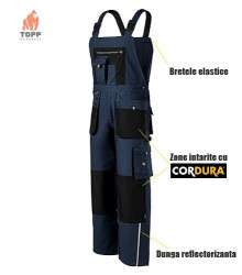 Ultima sansa - salopeta de lucru cu genunchi intariti cu Cordura - Img 2