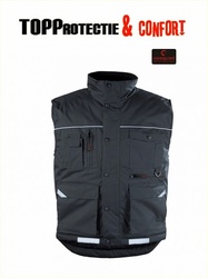 Vesta de lucru foarte rezistenta la rupere,hidrofobizat cu PVC Coverguard - Img 2