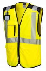 Vesta de lucru reflectorizanta Executive cu fermoar HiVisTex Pro, Portwest