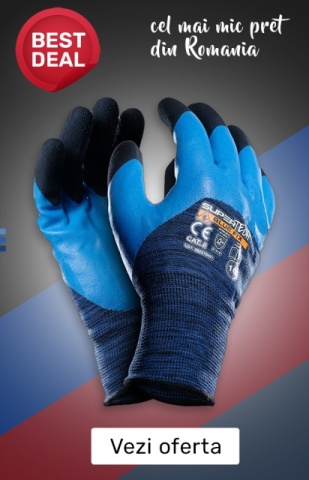 10x Manusi de lucru rentabile Supertech blue