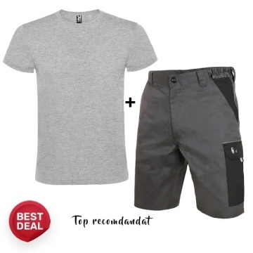 Costum de lucru: Tricou si Pantaloni scurti | Oferta Vara - Img 2