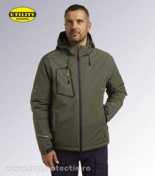 Geaca de iarna performanta Diadora Utility 3M verde