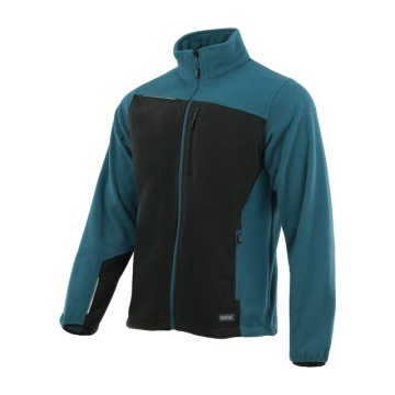 Hanorac de lucru fleece barbati Confort Plus negru/petrol Sara