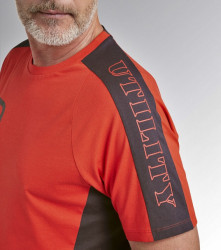 Lichidare: Tricou bumbac Organic Utility Diadora Cross rosu - Img 3