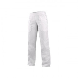 Pantaloni de lucru albi subtiri pentru dame CXS