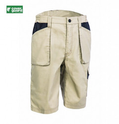 Pantaloni de lucru bermude bej de vara Coverguard