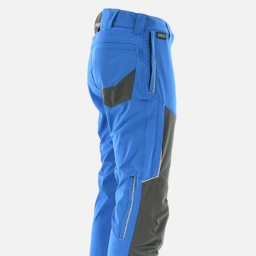 Pantaloni de lucru elastici si usori | Albatru-Gri - Img 3