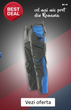 Pantaloni de lucru Moderni si functionali | Gri-Albastru, Top recomandat Sara - Img 5
