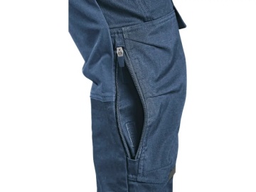 Pantaloni de lucru slim-fit 4-way stretch cu Cordura CXS albastru - Img 2