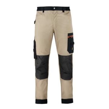 Pantaloni de lucru stretch ripstop bej-kaki - Img 3