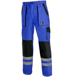 Pantaloni talie bumbac 100% Luxy cu dungi reflectorizante CXS