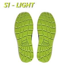 Pantofi comozi cu bombeu usori S1 negru galben fluo CXS - Img 2