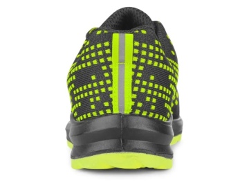 Pantofi comozi cu bombeu usori S1 negru galben fluo - Img 5