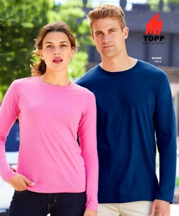 Tricou - bluza cu maneci lungi Gildan diverse culori de la 5 buc - Img 3