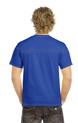 Tricou bumbac de calitate - albastru Royal GI5000 Gildan - Img 5