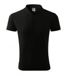Tricou polo barbati negru de calitate Malfini - Img 2