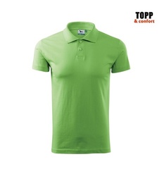 Tricou polo Verde iarba bumbac Malfini - Img 2