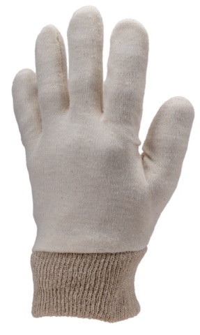10x Manusi de protectie bumbac interlock 30 g 4100 4105 Top Calitate - Img 2