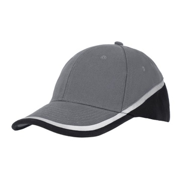 Basca baseball gri inchis cu element reflectorizant