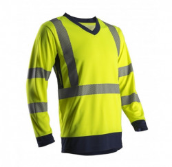 Bluza reflectorizant SUNA respirabila, galben fluo Coverguard