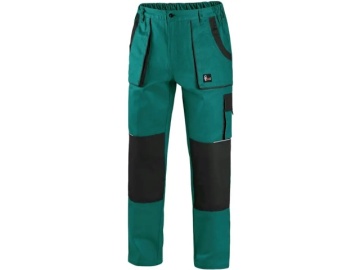 Costum salopeta gradina jacheta + pantalon verde din bumbac CXS - Img 2
