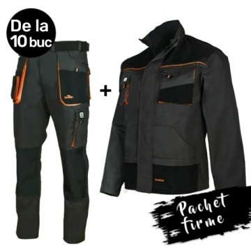 De la 10 buc, Costum de lucru pantalon talie cu jacheta