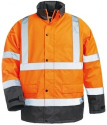 Geaca iarna reflectorizanta portocalie Coverguard