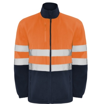 Jacheta de lucru fleece reflectorizant de toamna Orange - Img 2
