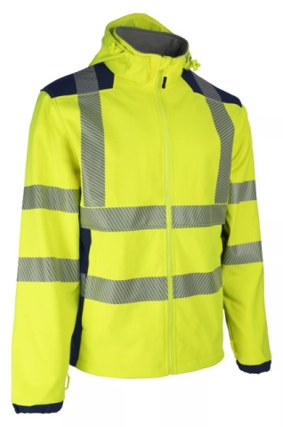 Jacheta de lucru softshell reflectorizanta performanta Coverguard - Img 2