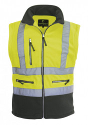 Jacheta fleece reflectorizanta maneci detasabile Coverguard - Img 2