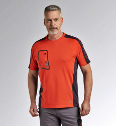 Lichidare: Tricou bumbac Organic Utility Diadora Cross rosu - Img 4
