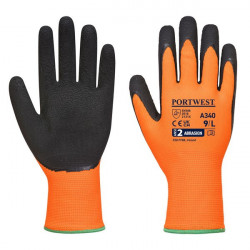 Manusi de lucru cu latex manipulare generala - portocaliu Portwest