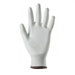 Manusi de protectie universala albe, rezistente Coverguard, 10xbuc - Img 2