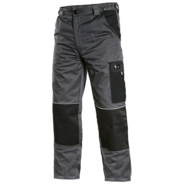 Pantalon lucru talie subtiri gri cu negru CXS