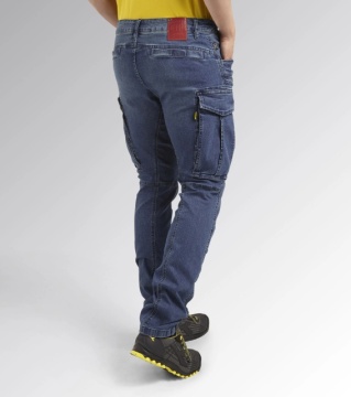 Pantaloni de lucru cargo, elastici din Denim Diadora - Img 1