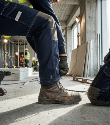 Pantaloni de lucru confortabil, rezistent la abraziune SUW albastru