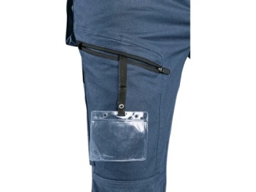 Pantaloni de lucru slim-fit 4-way stretch cu Cordura CXS albastru - Img 3