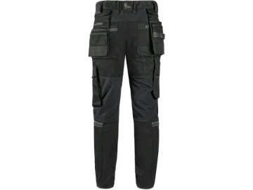Pantaloni de lucru slim-fit 4-way stretch cu Cordura CXS negru - Img 1