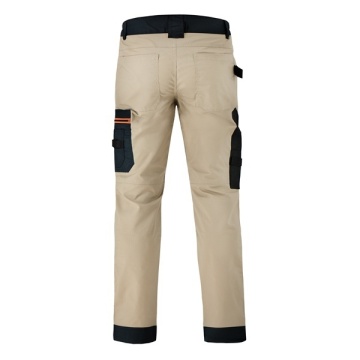Pantaloni de lucru stretch ripstop bej-kaki - Img 4