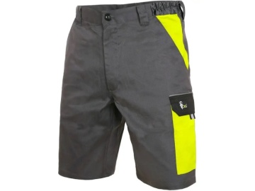 Pantaloni scurti vara usori gri-galben CXS