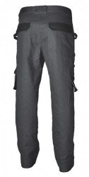 Pantaloni talie Technicity material rezistent gri metalic - Img 3