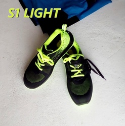 Pantofi comozi cu bombeu usori S1 negru galben fluo CXS - Img 3