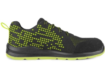 Pantofi comozi cu bombeu usori S1 negru galben fluo - Img 6