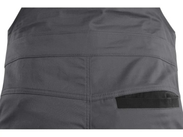 Salopeta de lucru cu pieptar CXS Solis Flex gri - Img 5