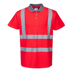 Tricou polo poliester cu benzi reflectorizante Portwest - Img 4