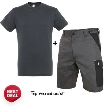 Costum de lucru Tricou si Pantaloni scurti | Oferta Vara Cxs