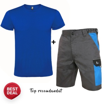 Costum de lucru Tricou si Pantaloni scurti | Oferta Vara - Img 3