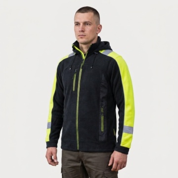Hanorac lucru reflectorizant cu gluga detasabila | Top Pret - Img 3
