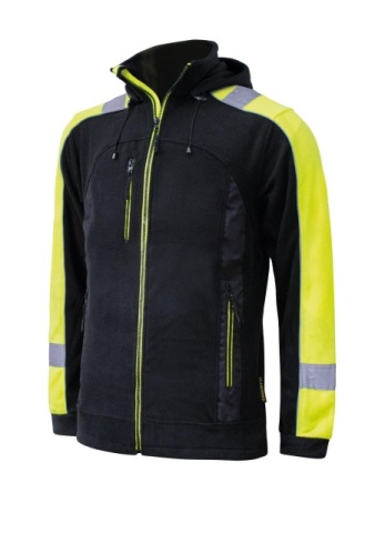 Hanorac lucru reflectorizant cu gluga detasabila | Top Pret