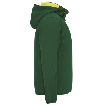 Jacheta casual si lucru Softshell verde elastic 4-Way - Img 3
